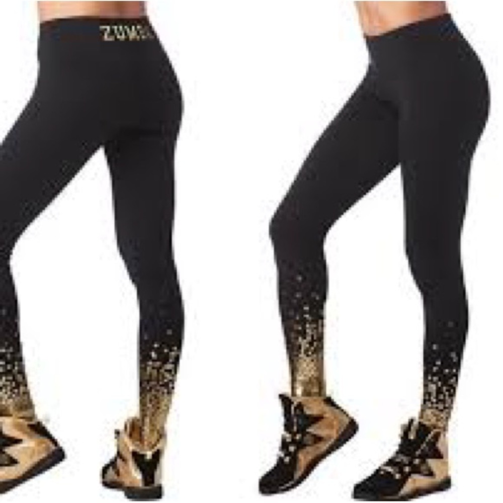 Zumba Hustler Perfect Ankle Leggings Size Small